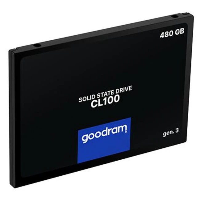 Жесткий диск GoodRam 480 ГБ SSDPR-CL100-480-G3 SSD (твердотельные), 480 ГБ, 2.5 дюйма, SATA