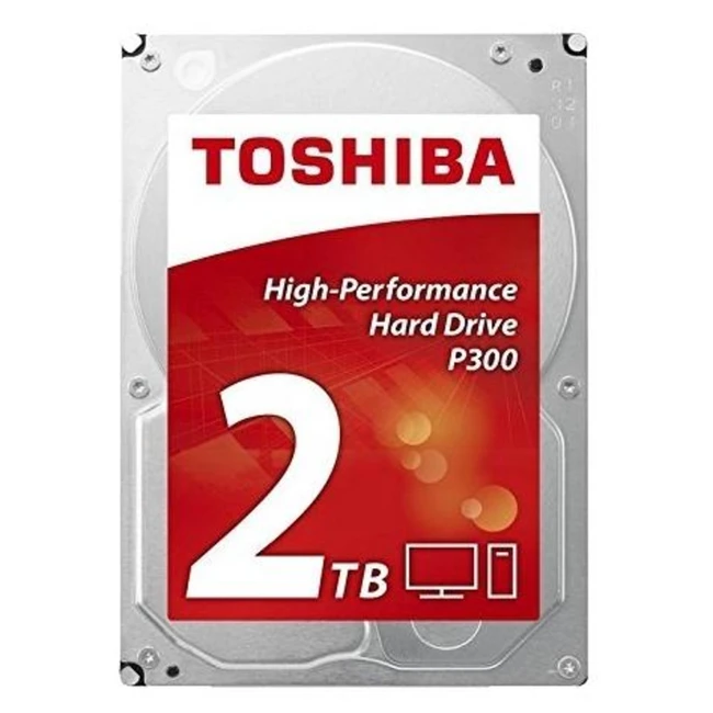 Внутренний накопитель Toshiba P300 HDWD220UZSVA HDD (классические), 2 ТБ, 3.5 дюйма, SATA