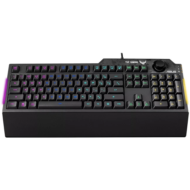 Клавиатура Asus TUF Gaming K1 RGB 90MP01X0-BKRA00 Проводная, USB