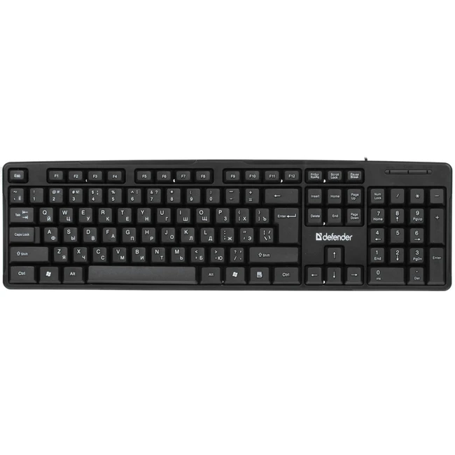Клавиатура Defender Next HB-440 RU черный 45440 (Проводная, USB)