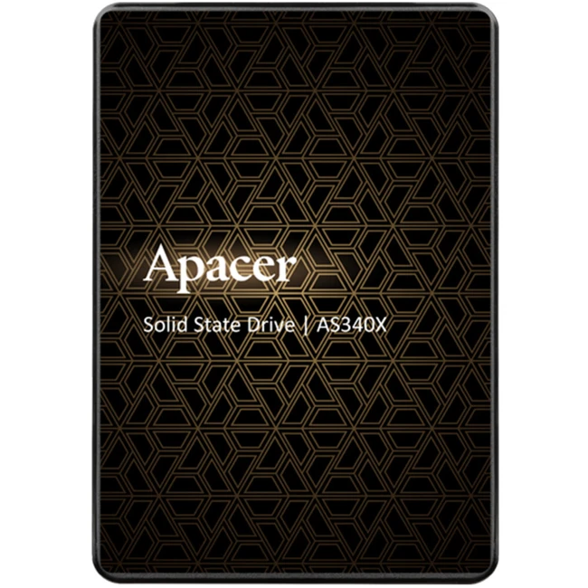 Внутренний накопитель Apacer AS340X AP240GAS340XC-1 SSD (твердотельные), 240 ГБ, 2.5 дюйма, SATA