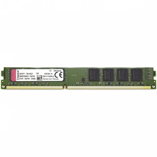 ОЗУ Kingston 8 ГБ KVR16N11/8WP DIMM, DDR3, 8 Гб, 1600 МГц