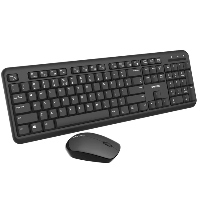 Клавиатура + мышь Canyon CNS-HSETW02-RU