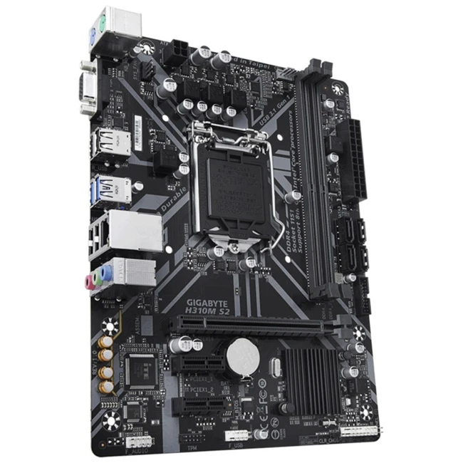 Материнская плата Gigabyte H310M S2 GA-H310M-S2 (Micro-ATX, LGA 1151)