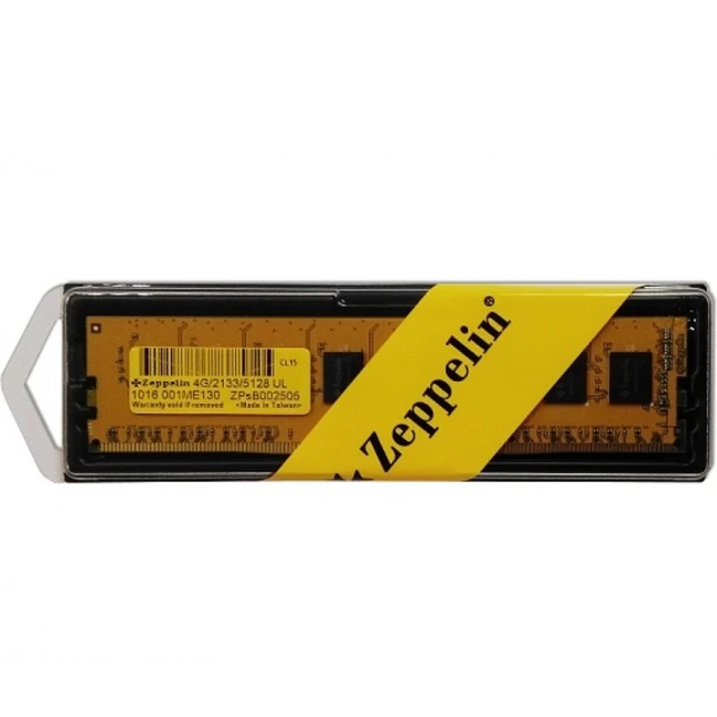ОЗУ Zeppelin 4 ГБ S 4G/2133/5128 (DIMM, DDR4, 4 Гб, 2133 МГц)
