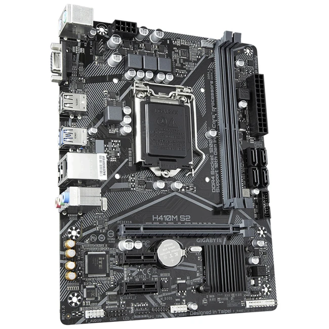 Материнская плата Gigabyte H410M-S2 (Micro-ATX, LGA 1200)