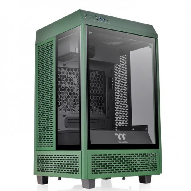 Корпус Thermaltake The Tower 100 Racing Green CA-1R3-00SCWN-00 Mini-Tower