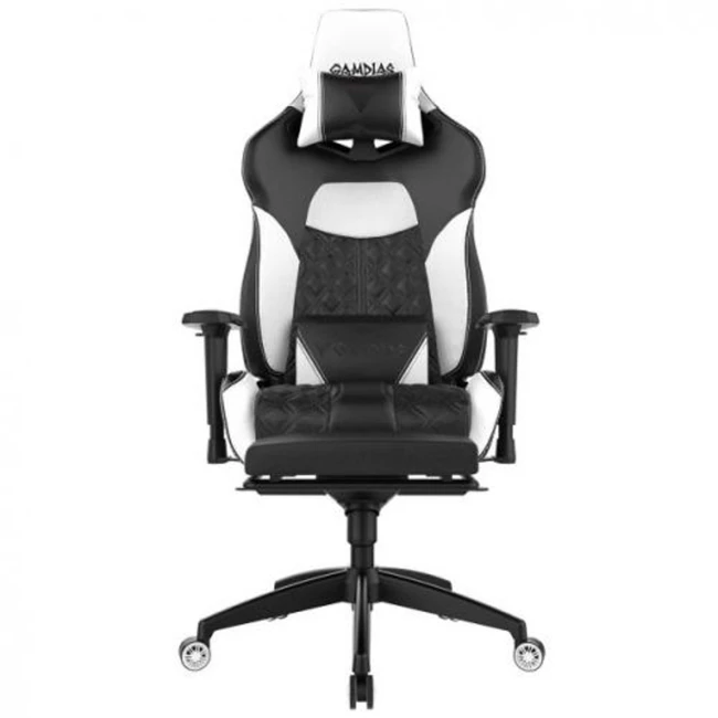 Компьютерный стул Gamdias Игровое кресло ACHILLES P1 L Black/White ACHILLES P1 L BW