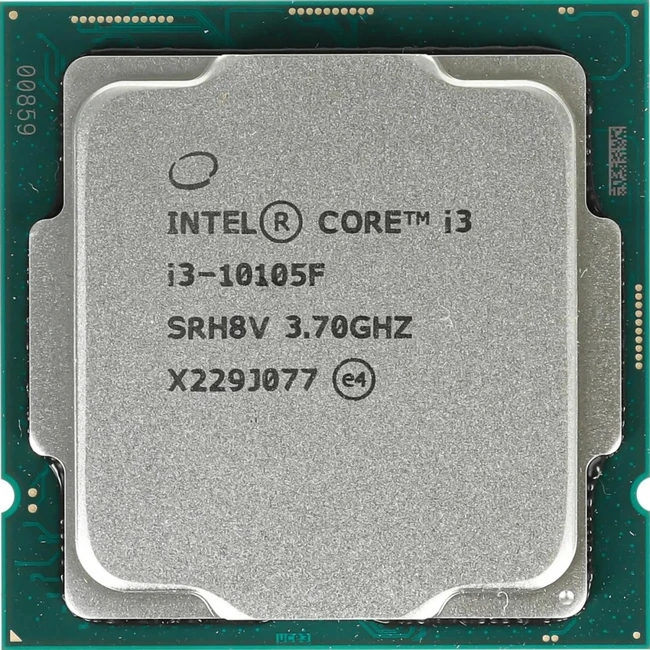 Процессор Intel Core I3-10105F OEM CM8070104291323 (3.7 ГГц, 6 МБ, OEM)