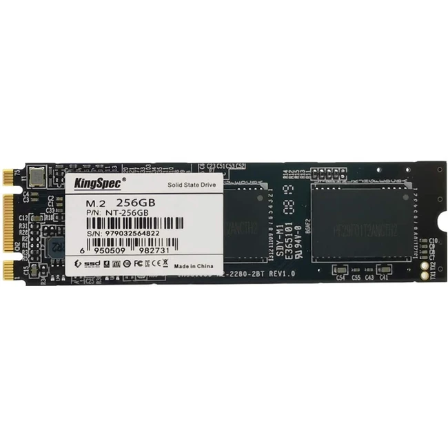 Жесткий диск KingSpec NT-256 2280 SSD (твердотельные), 256 ГБ, M.2, SATA