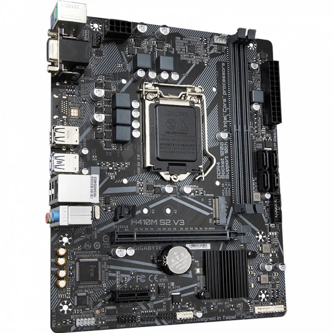 Материнская плата Gigabyte H410M S2 V3 (Micro-ATX, LGA 1200)