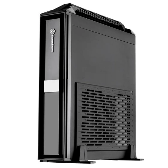 Корпус Silverstone SST-ML08B-H Milo Slim (Slim-Desktop)