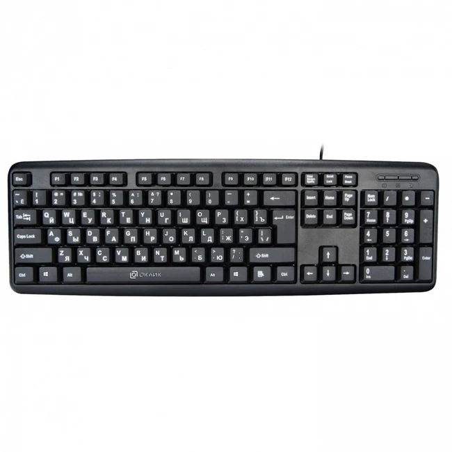 Клавиатура Oklick 180M 943626 (Проводная, PS/2)