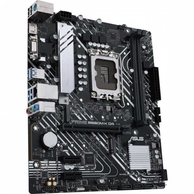Материнская плата Asus PRIME B660M-K D4 Micro-ATX, LGA 1700