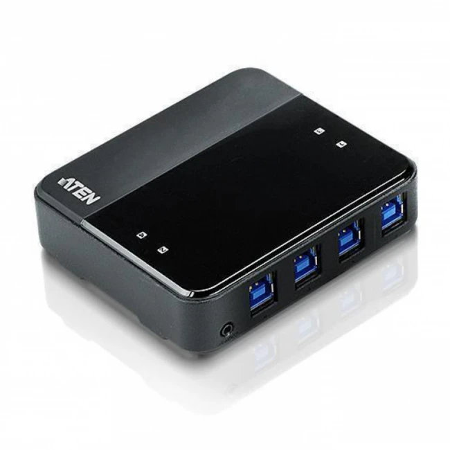 ATEN 4 x 4 USB 3.2 Gen1 Peripheral Sharing Switch US434-AT
