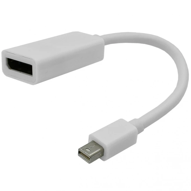 Аксессуар для ПК и Ноутбука Cablexpert miniDisplayPort - DisplayPort A-mDPM-DPF-001-W