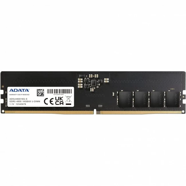 ОЗУ ADATA AD5U480016G-S DIMM, DDR5, 16 Гб, 4800 МГц