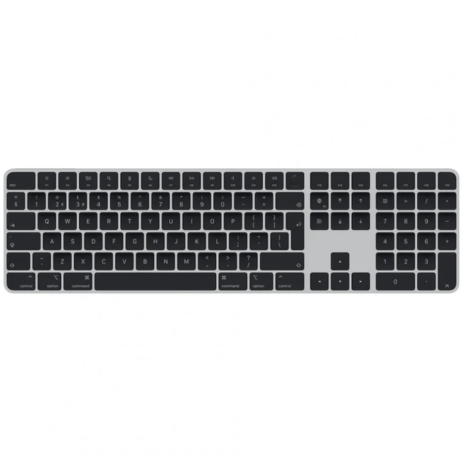 Клавиатура Apple Magic Keyboard with Touch ID and Numeric Keypad for Mac models with Apple silicon - Black Keys - Russian MMMR3RS/A Беспроводная, Bluetooth