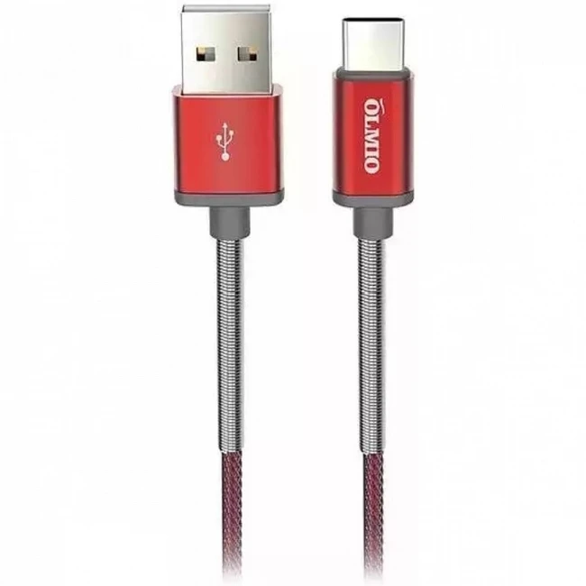 Кабель интерфейсный OLMIO USB 2.0 - USB Type-C - 1.2м 38839