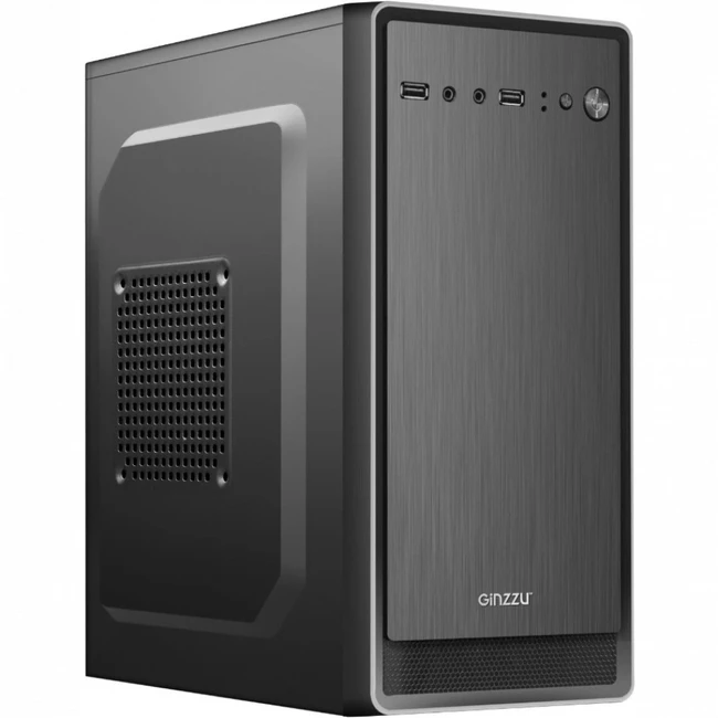 Корпус Ginzzu B180 500W Black Mini-Tower