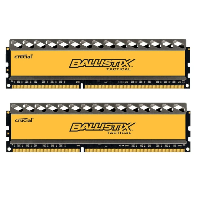 ОЗУ Crucial Ballistix Tactical BLT2CP4G3D1869DT1TX0CEU DIMM, DDR3, 8 Гб (2 х 4 ГБ), 1866 МГц