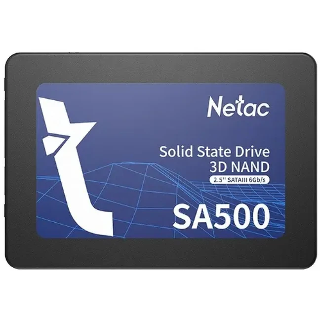 Жесткий диск Netac SA500 [NT01SA500-960-S3X] SSD (твердотельные), 960 ГБ, 2.5 дюйма, SATA