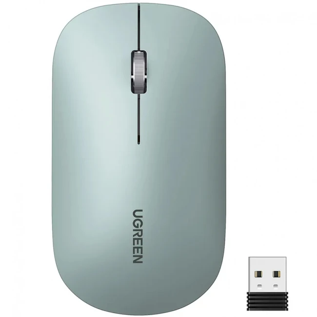 Мышь UGREEN MU001 Wireless Mouse Green 90374