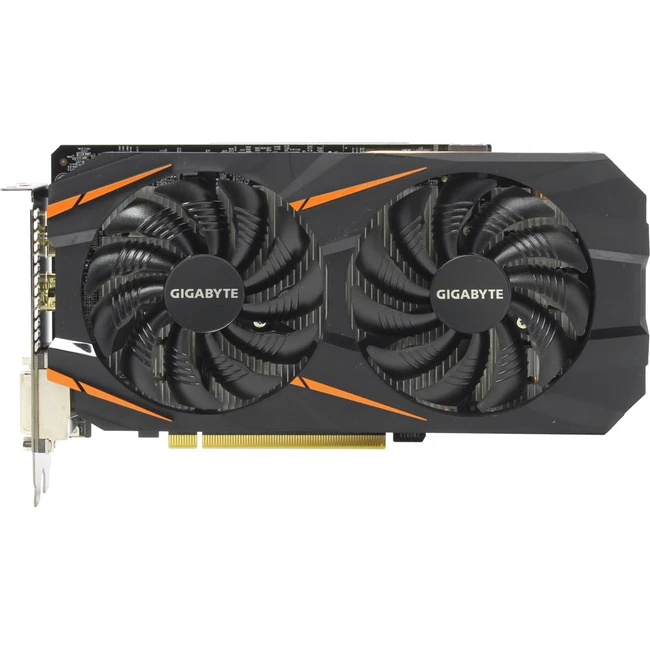Видеокарта Gigabyte GeForce GTX 1060 WINDFORCE OC GV-N1060WF2OC-6GD 6 ГБ