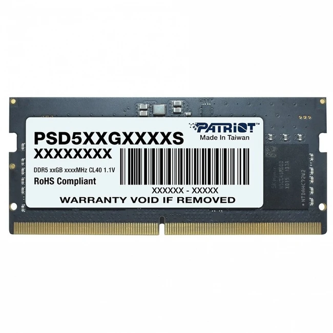 ОЗУ Patriot PSD58G480041S SO-DIMM, DDR5, 8 Гб, 4800 МГц