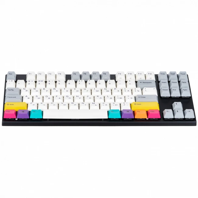 Клавиатура Varmilo MA87M V2 CMYK EC Ivy V2 RU A33A024B1A3A06A007 (Проводная, USB)