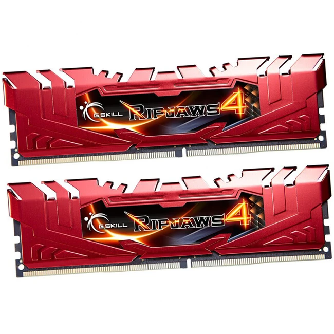 ОЗУ G.Skill RipJaws 4 F4-2666C15D-16GRR (DIMM, DDR4, 16 Гб (2 х 8 Гб), 2666 МГц)