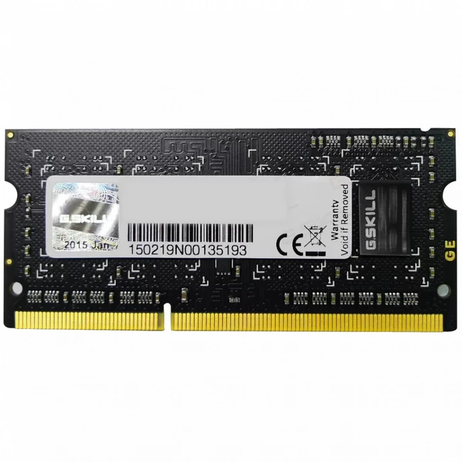 ОЗУ G.Skill 4 Гб F3-12800CL11S-4GBSQ SO-DIMM, DDR3, 4 Гб, 1600 МГц