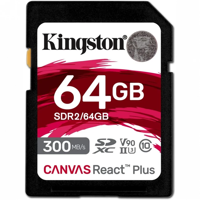 Флеш (Flash) карты Kingston Canvas React Plus SDR2/64GB 64 ГБ