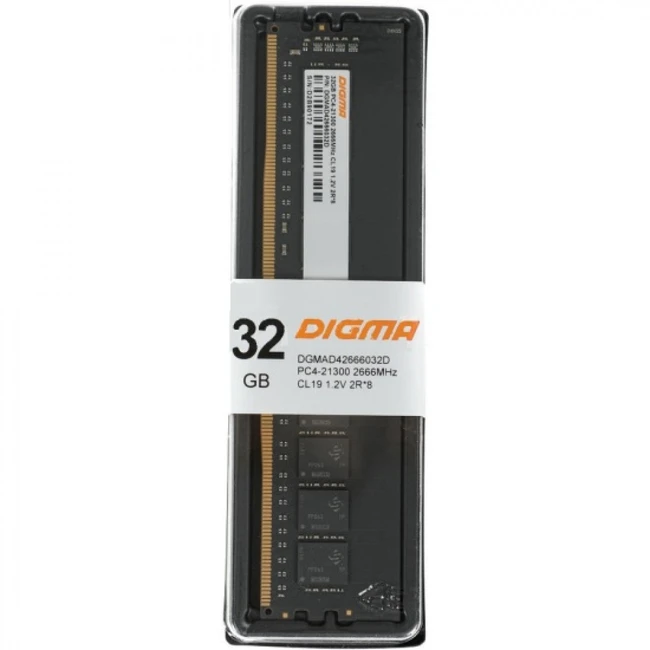 ОЗУ Digma DGMAD42666032D DIMM, DDR4, 32 Гб, 2666 МГц