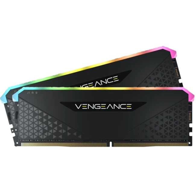 ОЗУ Corsair Vengeance RGB RS CMG16GX4M2E3200C16 (DIMM, DDR4, 16 Гб (2 х 8 Гб), 3200 МГц)