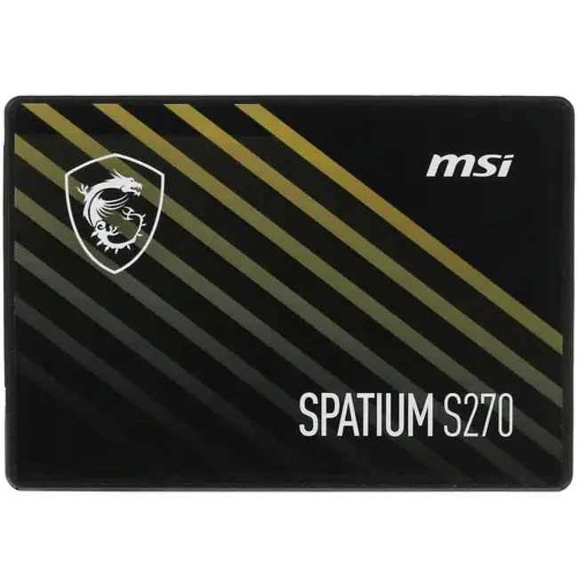 Внутренний накопитель MSI SPATIUM S270 S78-440N070-P83 (SSD (твердотельные), 240 ГБ, 2.5 дюйма, SATA)