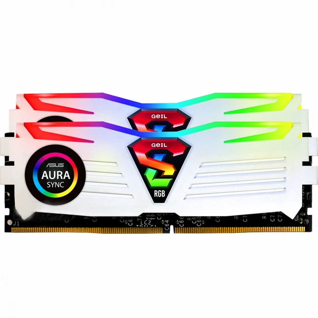 ОЗУ Geil SUPER LUCE RGB SYN SERIES GLWS416GB2400C17DC (DIMM, DDR4, 16 Гб (2 х 8 Гб), 2400 МГц)