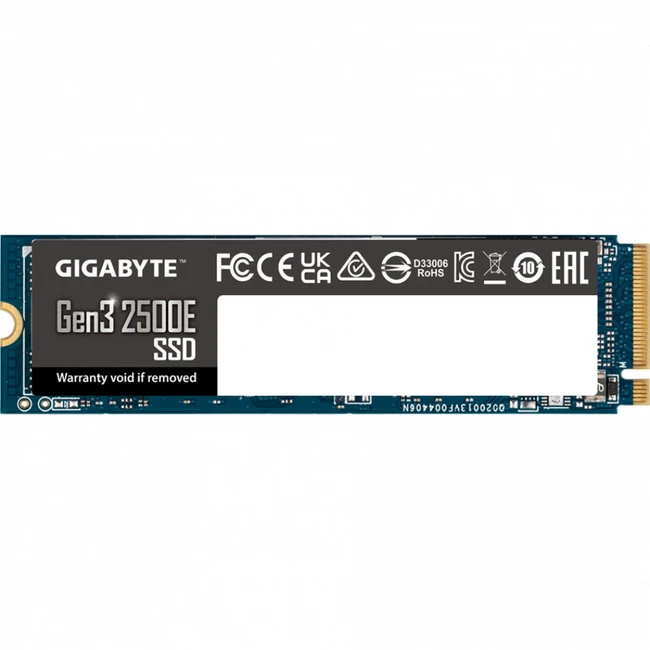 Внутренний накопитель Gigabyte Gen3 2500E G325E500G SSD (твердотельные), 500 ГБ, M.2, PCIe