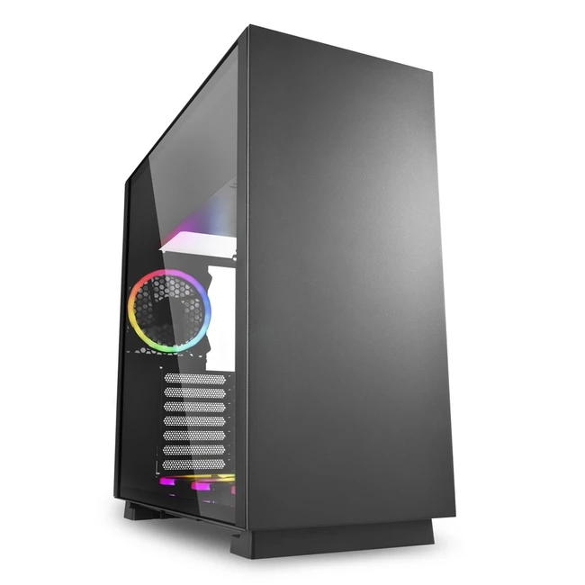 Корпус Sharkoon PURE STEEL RGB Bk Mid-Tower