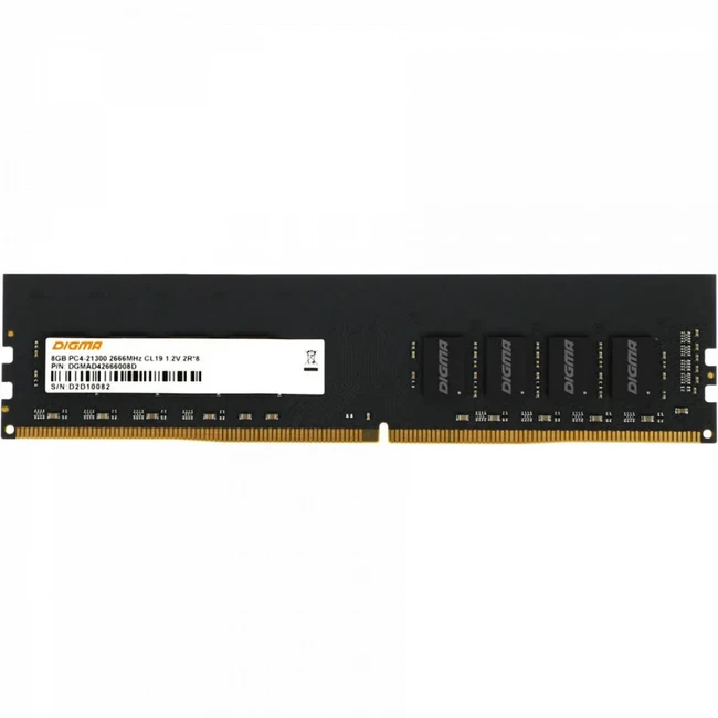 ОЗУ Digma DGMAD42666008D DIMM, DDR4, 8 Гб, 2666 МГц