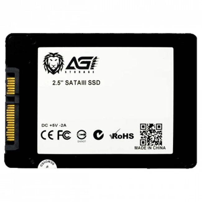 Внутренний накопитель AGILE AGI1K0GIMAI238 SSD (твердотельные), 1 ТБ, 2.5 дюйма, SATA