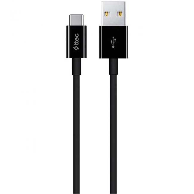 Кабель интерфейсный Ttec Кабель Type C Charge / Data Cable 2.0 Black 2DK12S