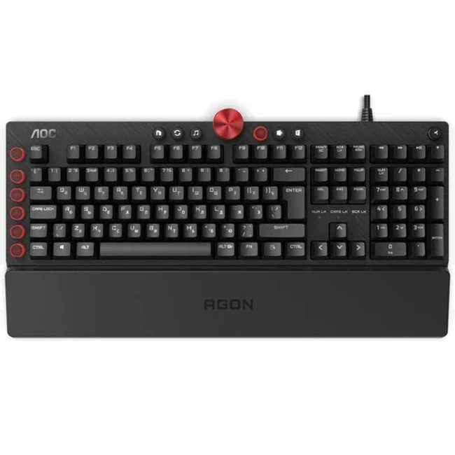 Клавиатура AOC AGK700 AGK700DR2R Проводная, USB
