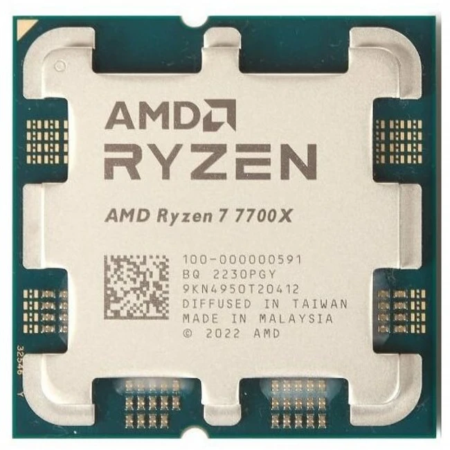 Процессор AMD Ryzen 7 7700X 100-000000591 (4.5 ГГц, 32 МБ, OEM)