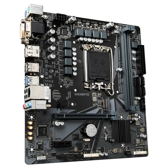 Материнская плата Gigabyte H610M S2H DDR4 V1.3 (Micro-ATX, LGA 1200)