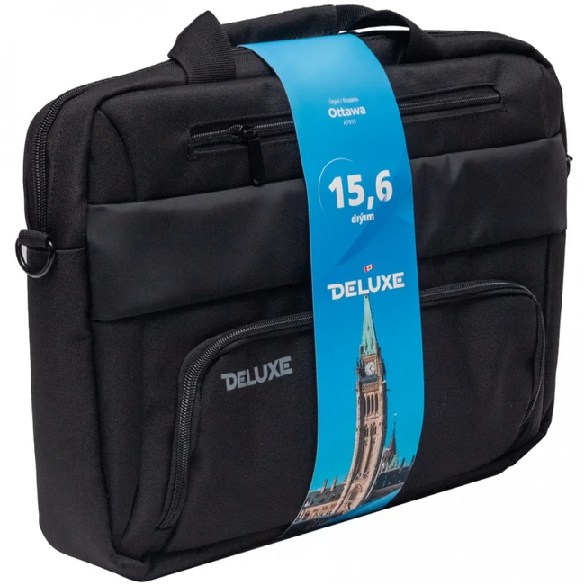 Сумка для ноутбука Deluxe Ottawa Black 15.6" OTTAWA (A7919) 15.6