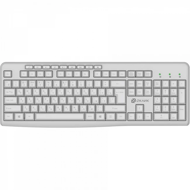 Клавиатура Oklick K225W 1875235 Беспроводная, Bluetooth