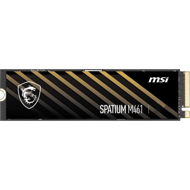 Внутренний накопитель MSI SPATIUM M461 PCIe 4.0 NVMe M.2 SPATIUM M461 PCIe 4.0 NVMe M.2 500GB (SSD (твердотельные), 500 ГБ, M.2)