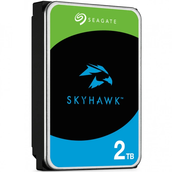 Внутренний накопитель Seagate SkyHawk ST2000VX017 HDD (классические), 2 ТБ, 3.5 дюйма, SATA