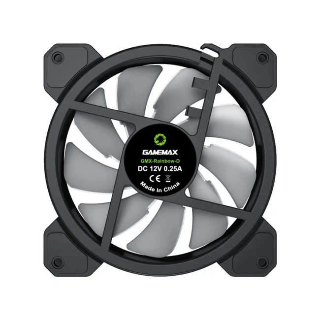 Охлаждение GameMax FN 12Rainbow D 14050101035 (Для системного блока)